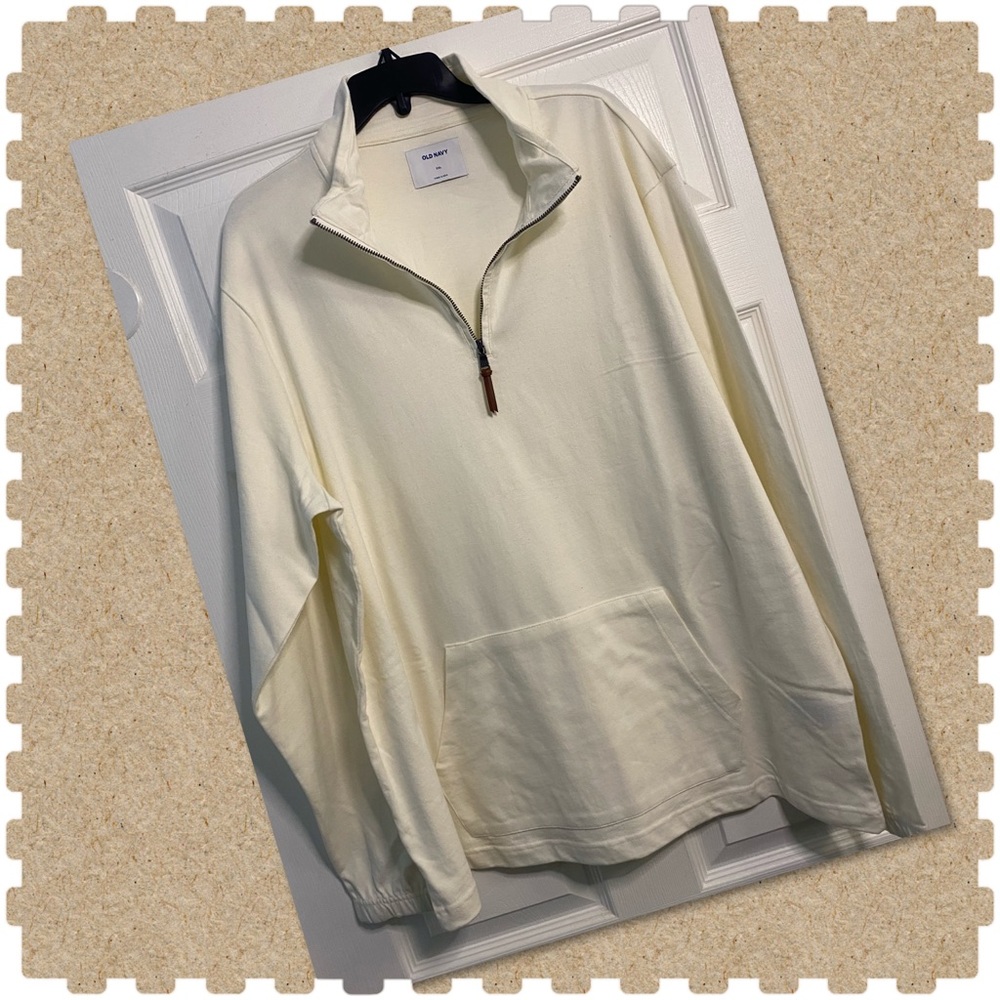Old Navy Sweater-Fleece Mock-Neck 1/4 Zip Sweater